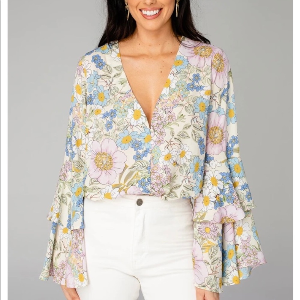 Buddy Love Cheyenne Bell Sleeve Top